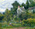 The Rondest Home And Their Garden In L'hermitage, Pontoise By Camille Pissarro By Camille Pissarro