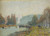 The Seine At Bougival1 By Alfred Sisley
