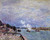 The Seine At Grenelle Rainy Wether By Alfred Sisley