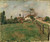 The Village Of Eragny By Camille Pissarro By Camille Pissarro