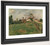 The Village Of Eragny By Camille Pissarro By Camille Pissarro