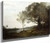 The Walk Around The Pond By Jean Baptiste Camille Corot By Jean Baptiste Camille Corot