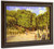 Town Garden In Pontoise By Camille Pissarro By Camille Pissarro