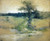 Tree By A Road By John Twachtman