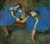 Two Dancers In Blue By Edgar Degas By Edgar Degas