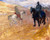 Two Horsemen In Armor By Henri De Toulouse Lautrec