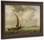 Two Kaags At Sea Before A Fresh Breeze By Willem Van De Velde The Younger