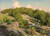 Valley With Grazing Cows By Johan Krouthen By Johan Krouthen