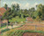 View From The Artist's Window, Eragny By Camille Pissarro By Camille Pissarro