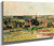 View Of Eragny By Camille Pissarro By Camille Pissarro