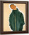 Boy In Green Coat By Egon Schiele