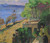 View Of The Sea From The Balcony By Henri Lebasque By Henri Lebasque
