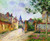 Village Scene By Gustave Loiseau By Gustave Loiseau