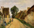 Village Street, Auvers Sur Oise By Camille Pissarro By Camille Pissarro
