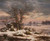 Winter Landscape Near Vordingborg By Johan Christian Dahl By Johan Christian Dahl