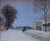 Winter Snow Effect By Alfred Sisley