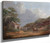 Wooded Landscape With A Toll Gate By George Morland