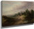 Wooded Upland Landscape By Thomas Gainsborough  By Thomas Gainsborough