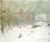 Woods In Snow By Julian Alden Weir American 1852 1919