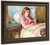 Young Woman Reading In Bed By Lucien Abrams By Lucien Abrams