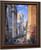 Broad Street Canyon, New York By Colin Campbell Cooper By Colin Campbell Cooper