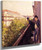 A Balcony By Gustave Caillebotte By Gustave Caillebotte