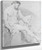 A Seated Nude Turned To The Right By Charles Joseph Natoire By Charles Joseph Natoire