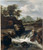 A Waterfall By Jacob Van Ruisdael