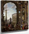 An Architectural Capriccio With The Philosopher Diogenes And Other Figures By A Fountain By Giovanni Paolo Panini