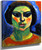 Blossoming Girl By Alexei Jawlensky By Alexei Jawlensky