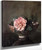 Camellia In Old Chinese Vase On Black Lacquer Table By John La Farge By John La Farge