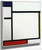 Composition With Blue, Yellow, Red And Grey By Piet Mondrian