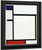 Composition With Blue, Yellow, Red And Grey By Piet Mondrian