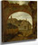 Farm Buildings Seen Through An Archway By Jan Van Der Heyden