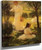 Girls In The Garden By Frank W. Benson By Frank W. Benson