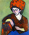 Helene In Colored Turban By Alexei Jawlensky By Alexei Jawlensky