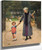 In The Park With Grandmother By Victor Gabriel Gilbert By Victor Gabriel Gilbert