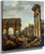 Landscape With The Arch Of Constantine By Giovanni Paolo Panini By Giovanni Paolo Panini