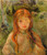 Little Girl At Mesnil By Berthe Morisot