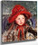 Little Girl In A Large Red Hat By Mary Cassatt By Mary Cassatt