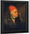 Man With Red Hat And Pipe By Cornelius Krieghoff By Cornelius Krieghoff