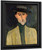 Man Witih Hat By Amedeo Modigliani By Amedeo Modigliani