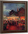 Carnival At Night In Croisic By Ferdinand Du Puigaudeau