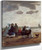 On The Beach, Dieppe By Eugene Louis Boudin By Eugene Louis Boudin