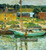 Oyster Sloop, Cos Cob By Frederick Childe Hassam By Frederick Childe Hassam