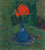 Poppies In A Blue Vase By Giovanni Giacometti By Giovanni Giacometti