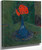 Poppies In A Blue Vase By Giovanni Giacometti By Giovanni Giacometti