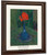 Poppies In A Blue Vase By Giovanni Giacometti By Giovanni Giacometti