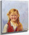 Portrait Of A Girl By Hans Dahl By Hans Dahl