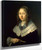 Portrait Of A Woman By Govaert Flinck